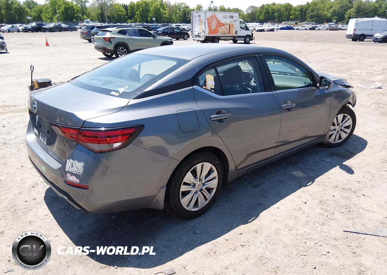 2021 Nissan Sentra S Xtronic Cvt VIN:3N1AB8BV9MY230236 - 4