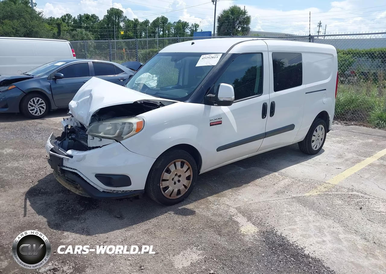 2016 Ram Promaster City Tradesman Slt VIN:ZFBERFBT9G6C52106 - 2