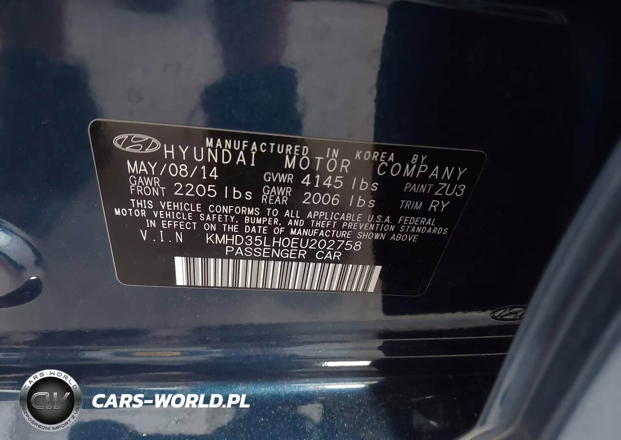 2014 Hyundai Elantra Gt VIN:KMHD35LH0EU202758 - 9
