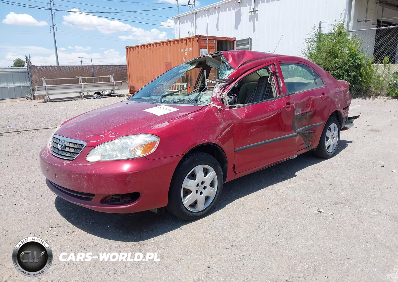 2008 Toyota Corolla Ce VIN:2T1BR32E38C934843 - 2