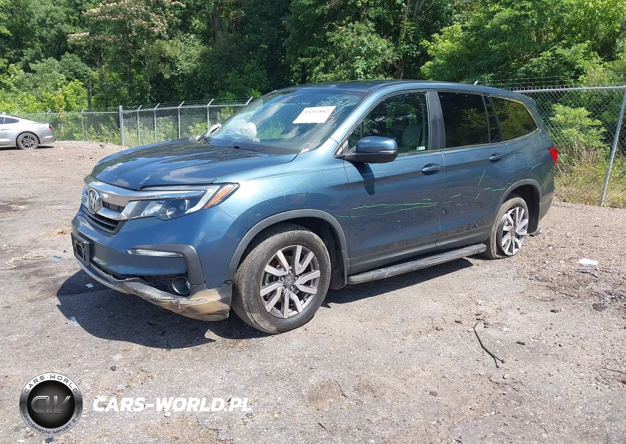 2021 Honda Pilot 2Wd Ex-L VIN:5FNYF5H51MB002684 - 2