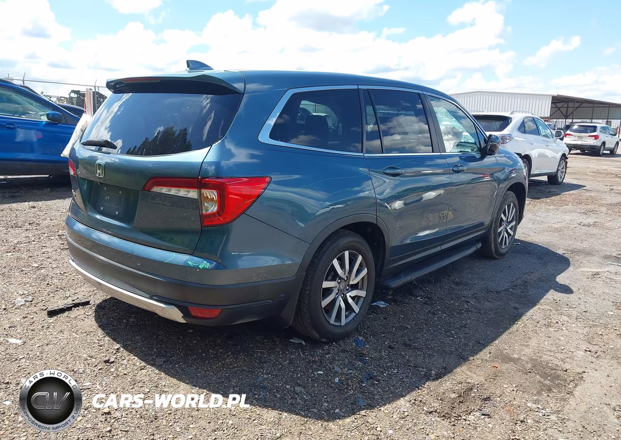 2021 Honda Pilot 2Wd Ex-L VIN:5FNYF5H51MB002684 - 4