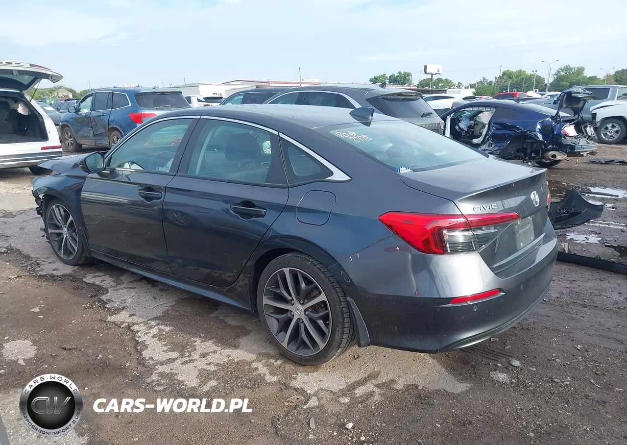 2022 Honda Civic Touring VIN:2HGFE1F92NH304054 - 3