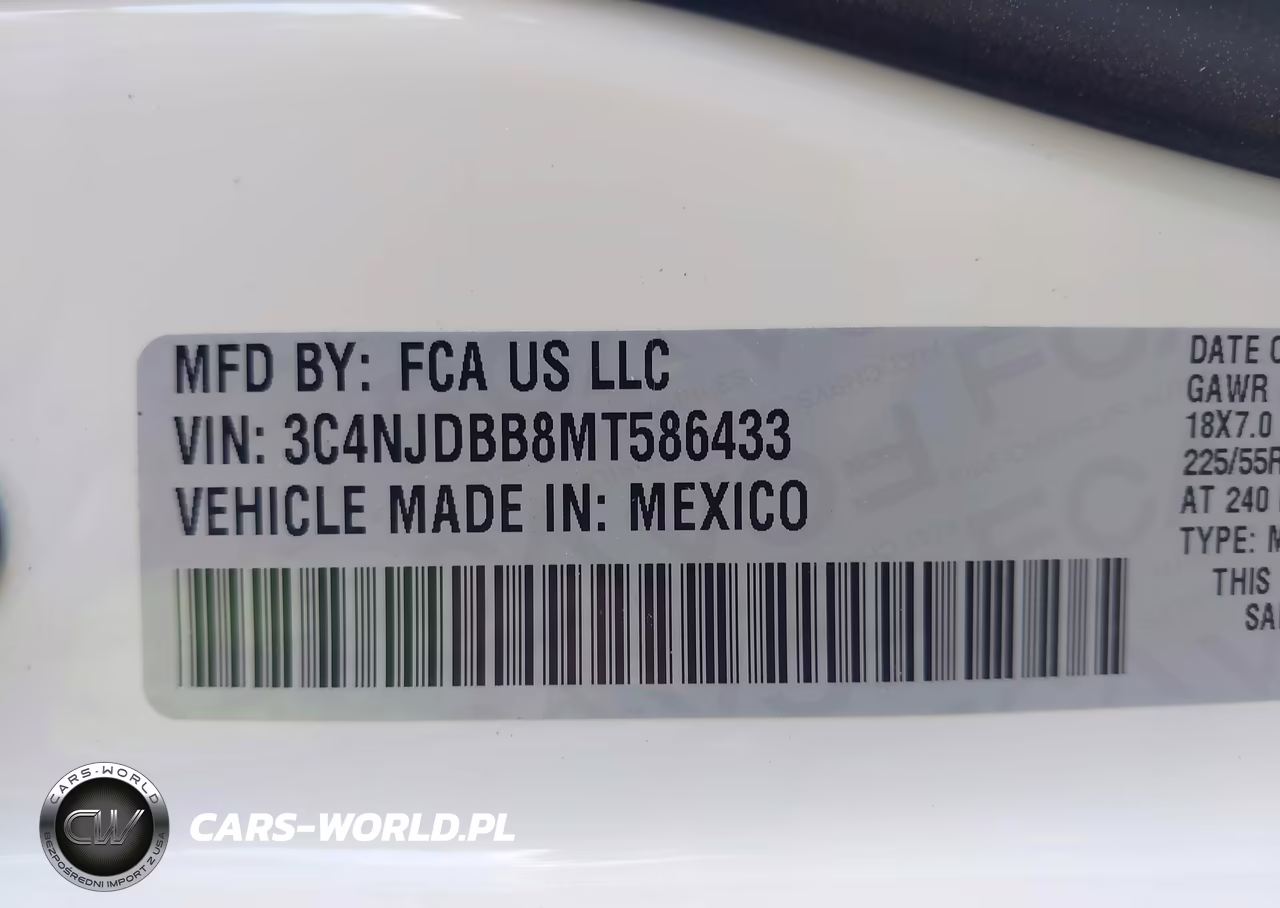 2021 Jeep Compass Altitude 4X4 VIN:3C4NJDBB8MT586433 - 9