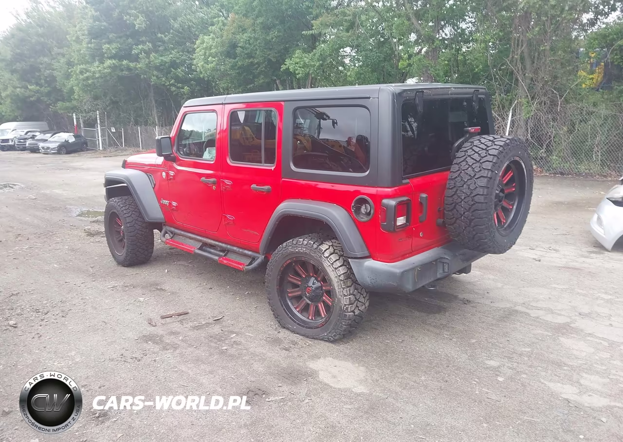 2018 Jeep Wrangler Unlimited Sport S 4X4 VIN:1C4HJXDG0JW307411 - 3
