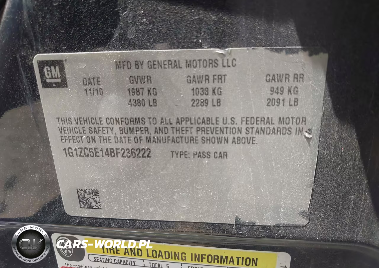 2011 Chevrolet Malibu 1Lt VIN:1G1ZC5E14BF236222 - 9