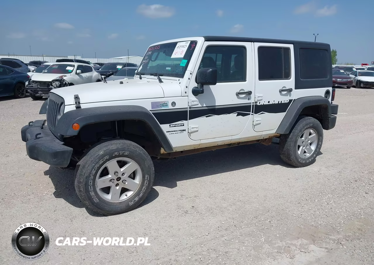 2018 Jeep Wrangler Jk Unlimited Sport S 4X4 VIN:1C4BJWDG3JL859289 - 2