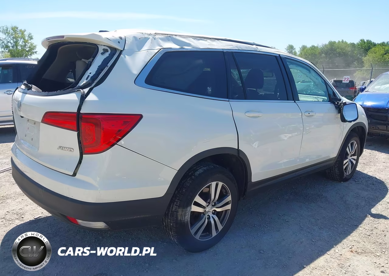2017 Honda Pilot Ex-L VIN:5FNYF6H62HB074403 - 4