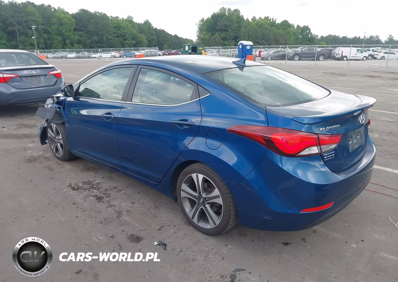 2014 Hyundai Elantra Sport VIN:KMHDH4AH2EU211122 - 3
