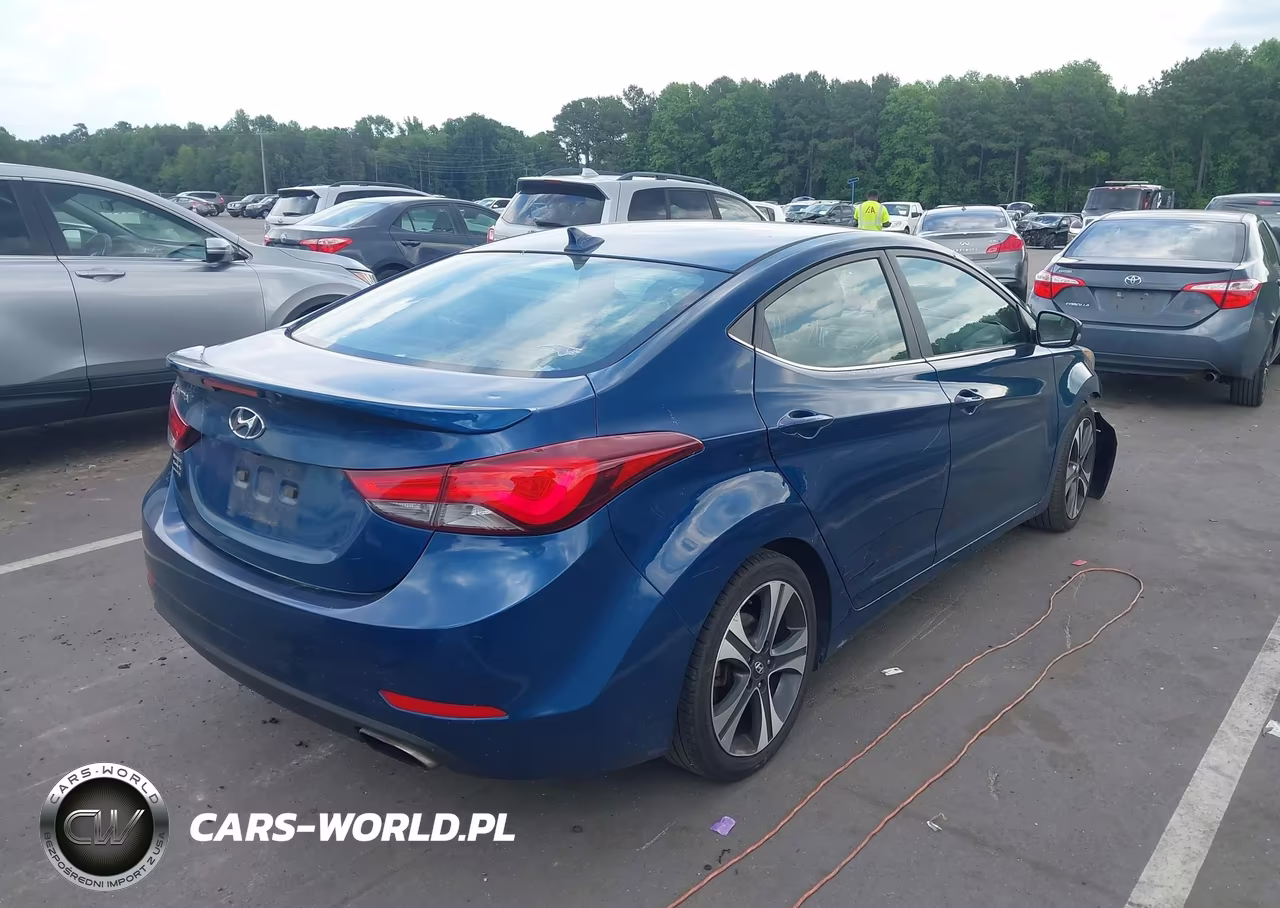 2014 Hyundai Elantra Sport VIN:KMHDH4AH2EU211122 - 4