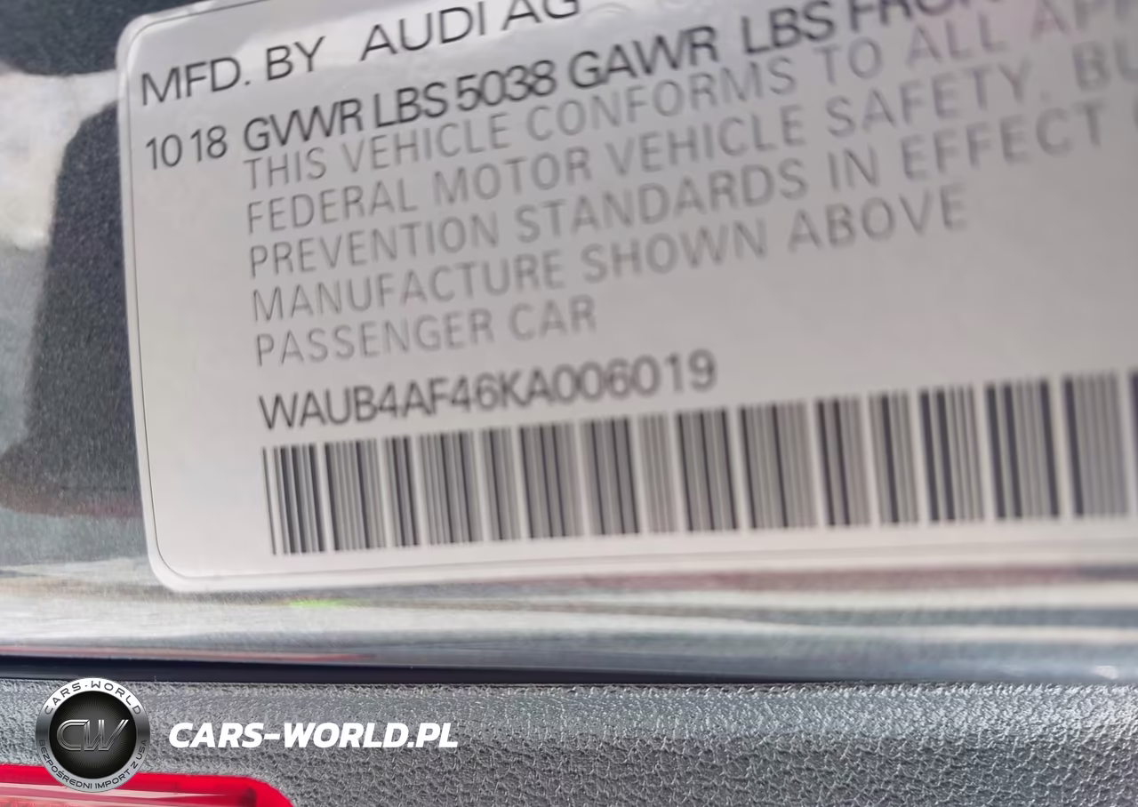 2019 Audi S4 3.0T Premium VIN:WAUB4AF46KA006019 - 9