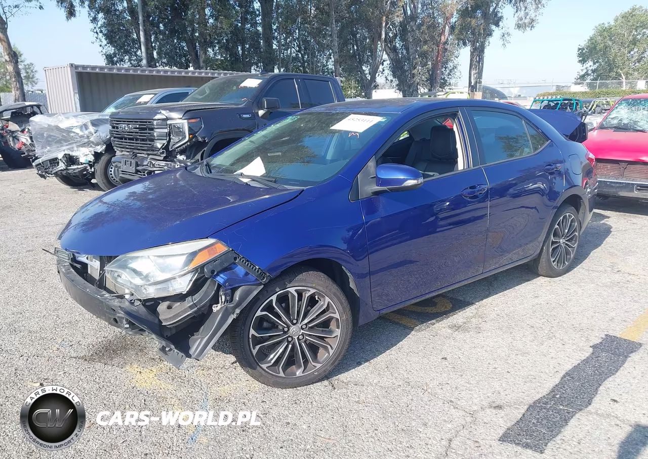2014 Toyota Corolla S Plus VIN:5YFBURHE4EP118485 - 2
