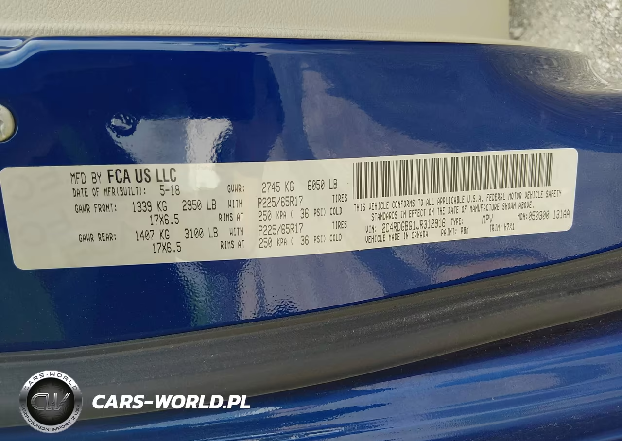 2018 Dodge Grand Caravan Se VIN:2C4RDGBG1JR312916 - 9