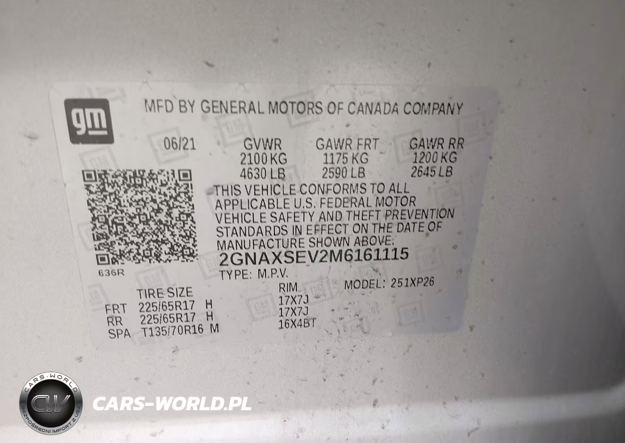 2021 Chevrolet Equinox Awd Ls VIN:2GNAXSEV2M6161115 - 9