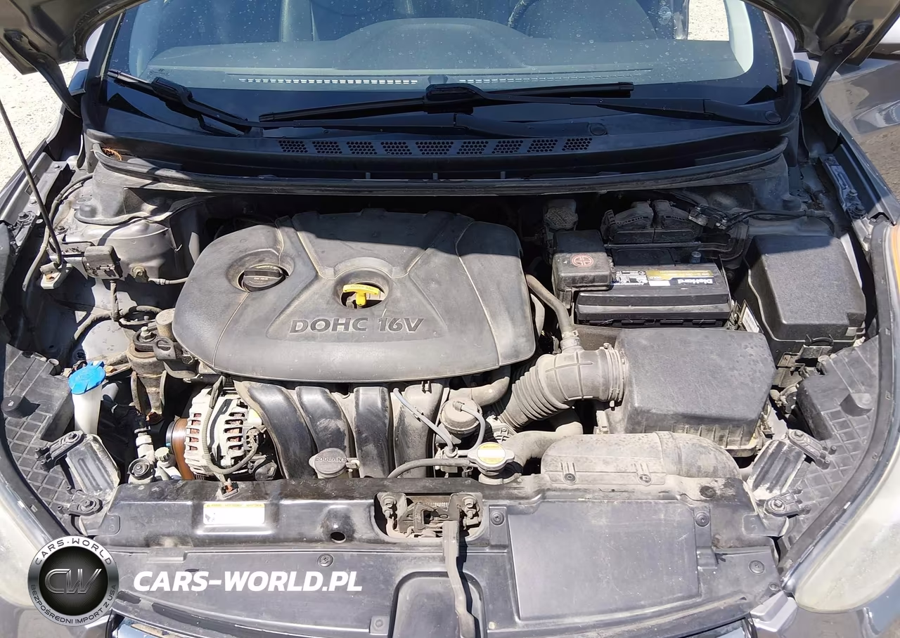 2012 Hyundai Elantra Limited VIN:5NPDH4AEXCH100237 - 10
