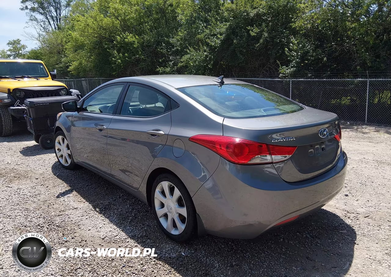 2012 Hyundai Elantra Limited VIN:5NPDH4AEXCH100237 - 3