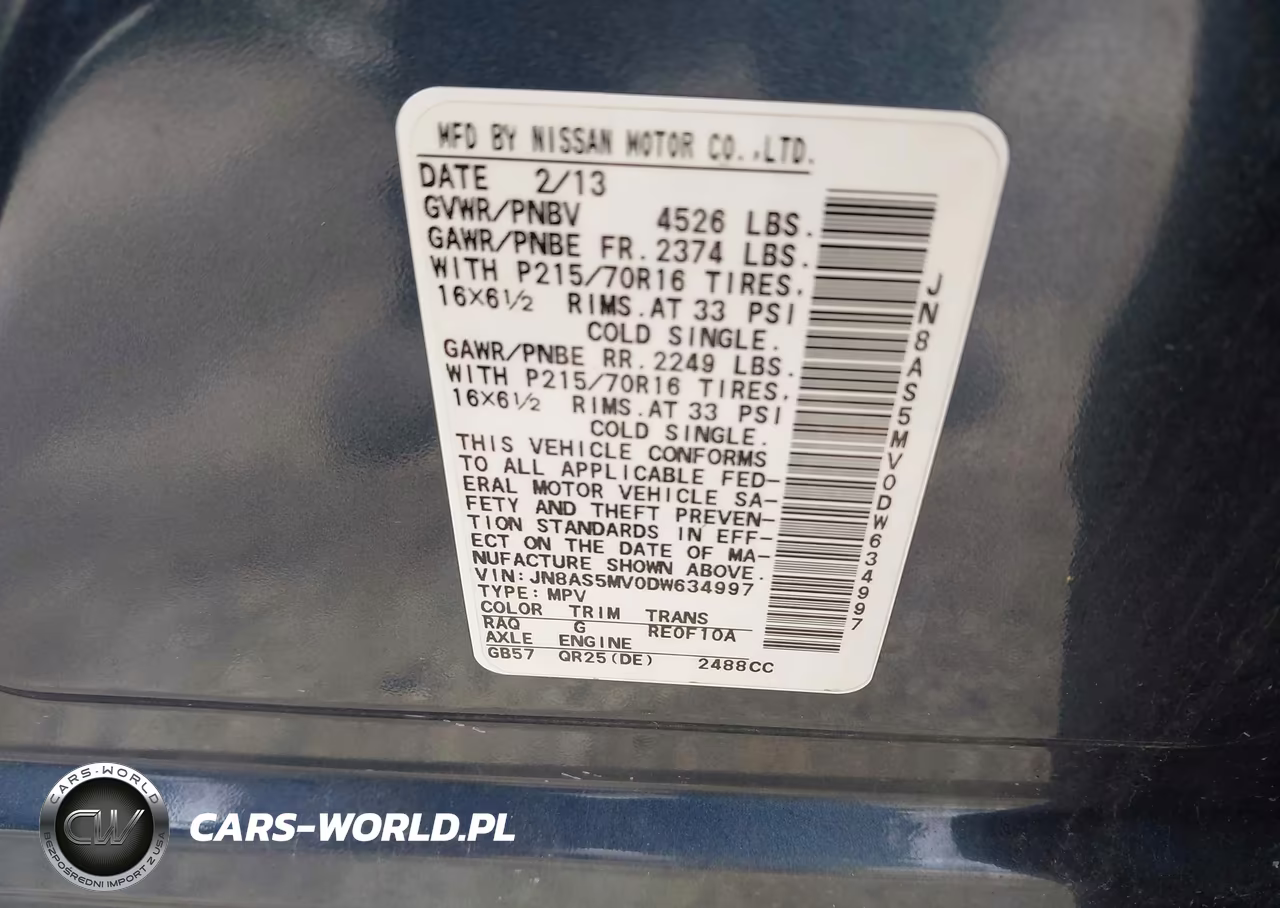 2013 Nissan Rogue S VIN:JN8AS5MV0DW634997 - 9
