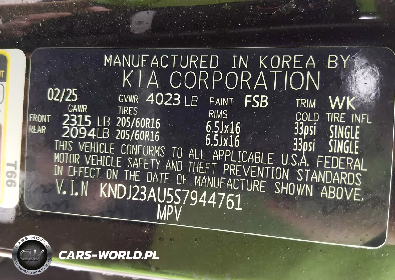 2025 Kia Soul Lx VIN:KNDJ23AU5S7944761 - 9