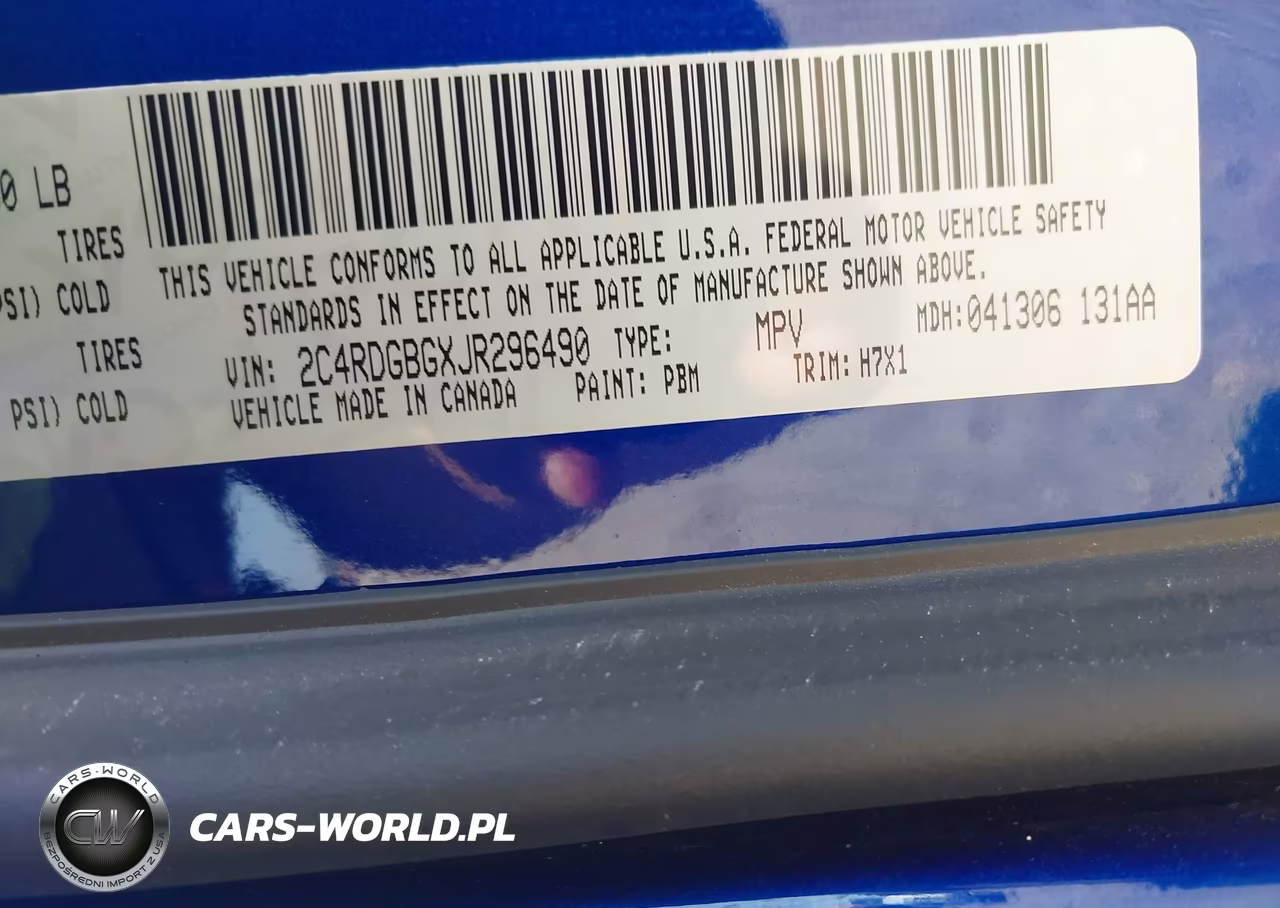 2018 Dodge Grand Caravan Se VIN:2C4RDGBGXJR296490 - 9