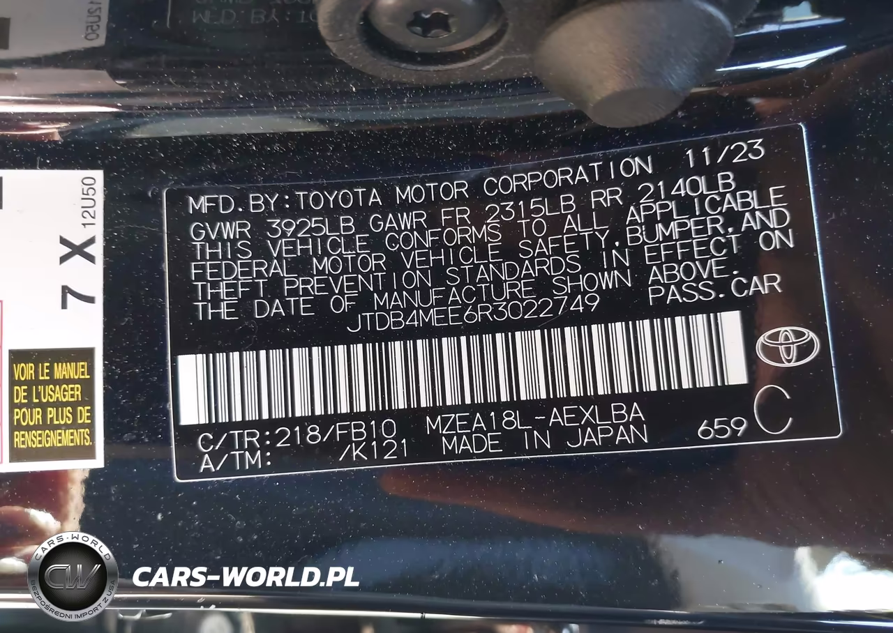 2024 Toyota Corolla Le VIN:JTDB4MEE6R3022749 - 9