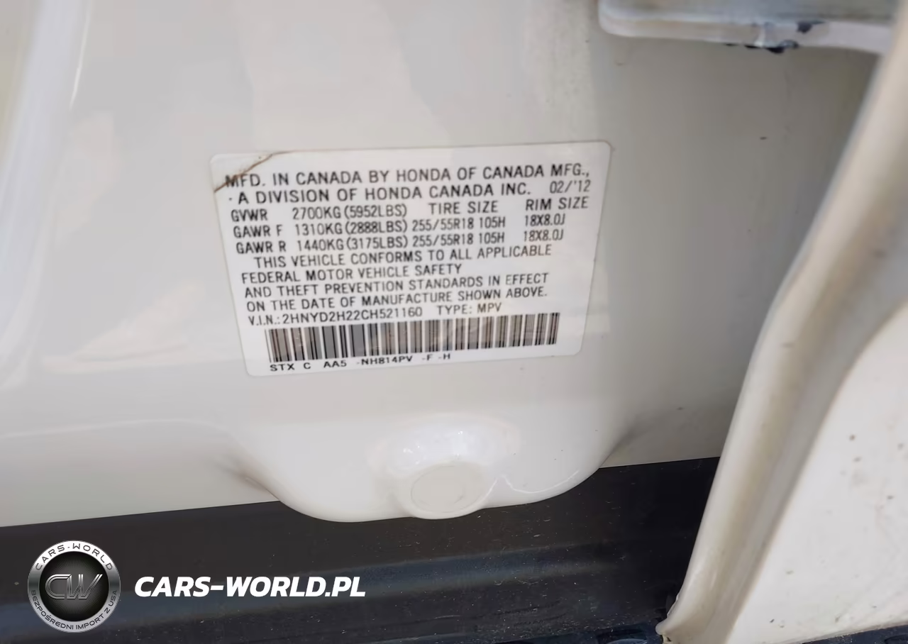 2012 Acura Mdx VIN:2HNYD2H22CH521160 - 9