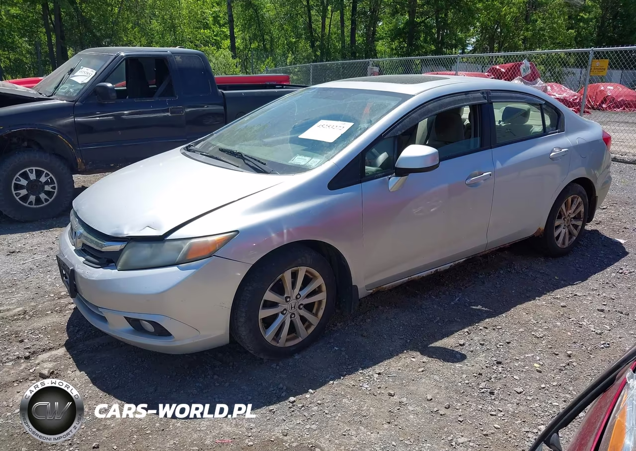 2012 Honda Civic Ex VIN:2HGFB2F85CH333938 - 2