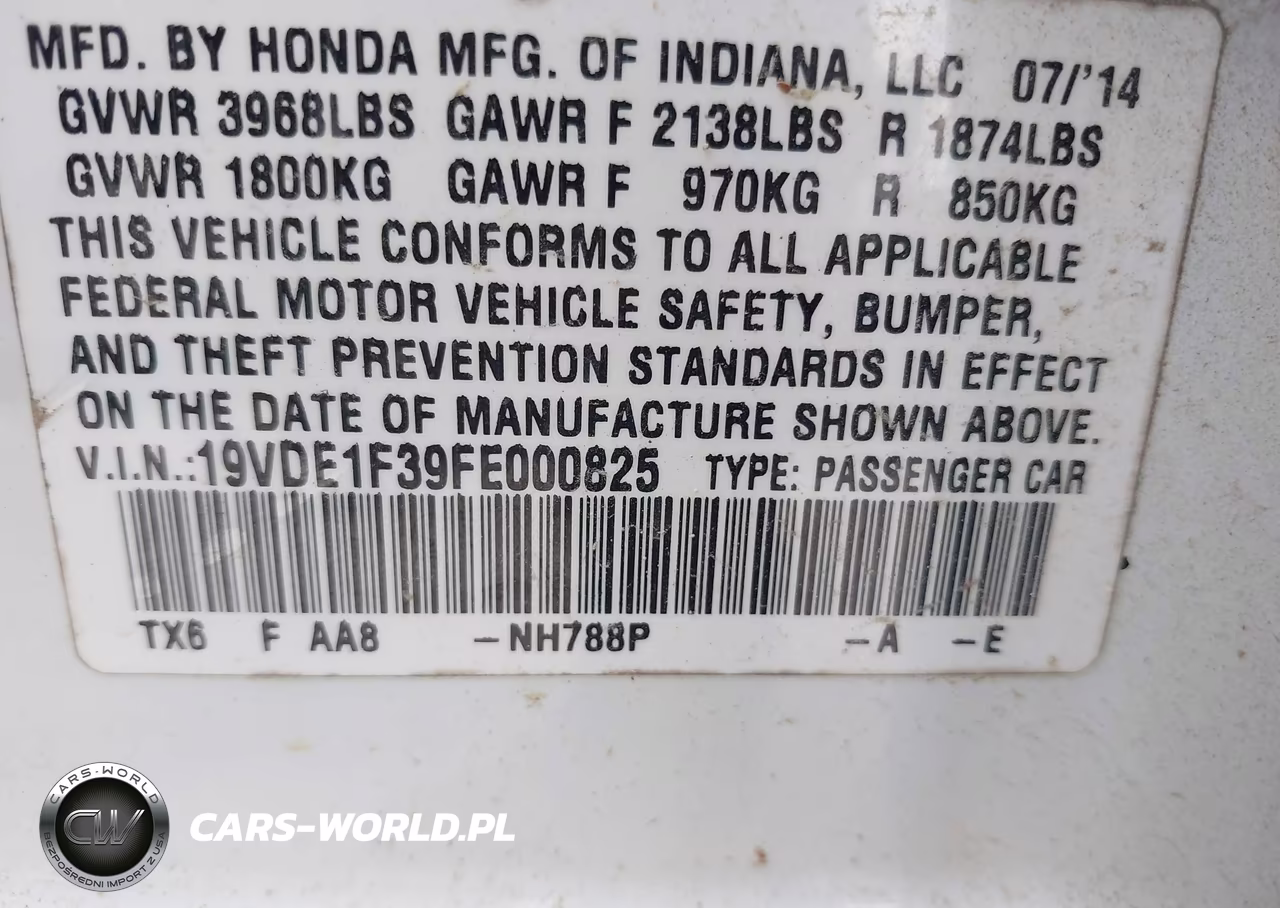 2015 Acura Ilx 2.0L VIN:19VDE1F39FE000825 - 9