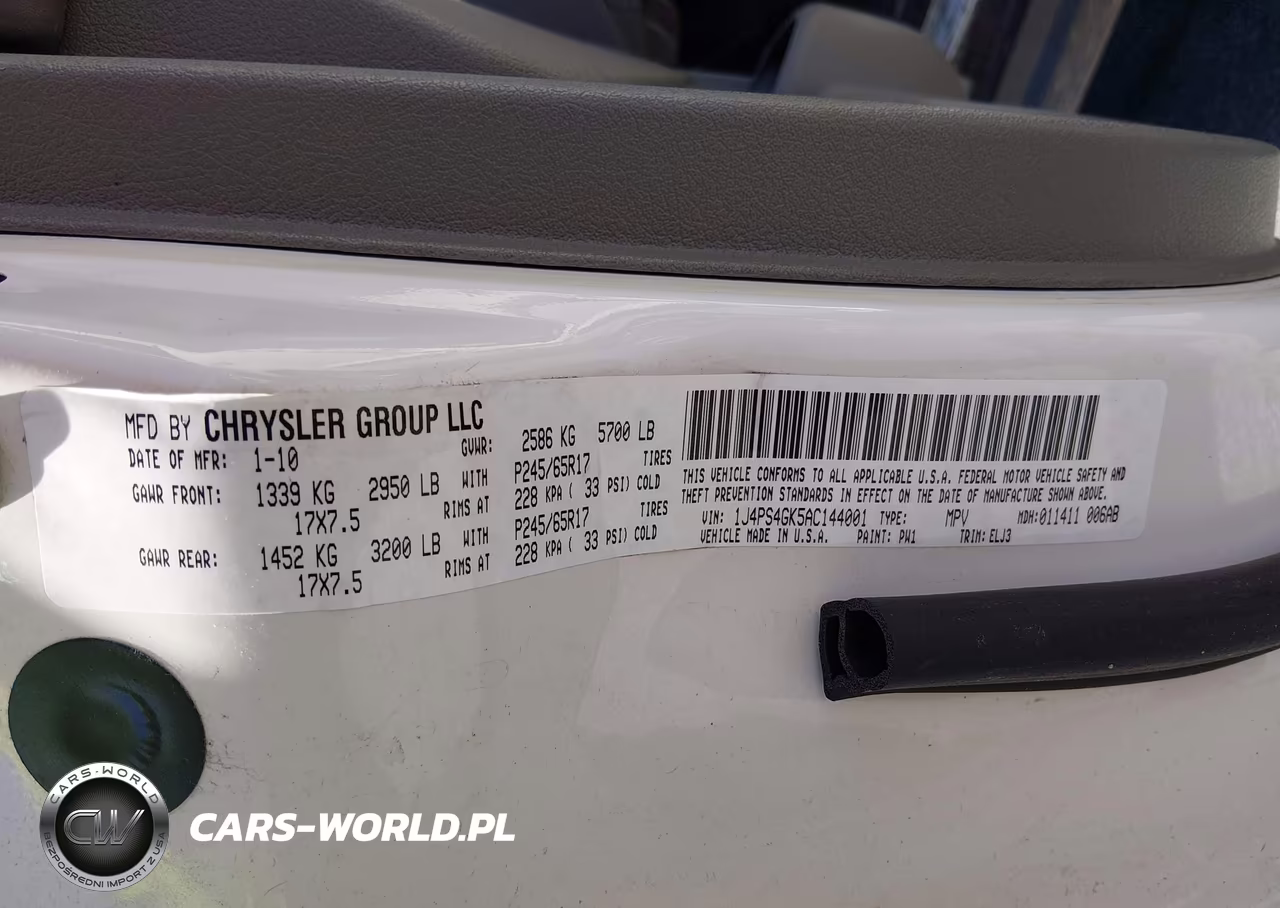 2010 Jeep Grand Cherokee Laredo VIN:1J4PS4GK5AC144001 - 9