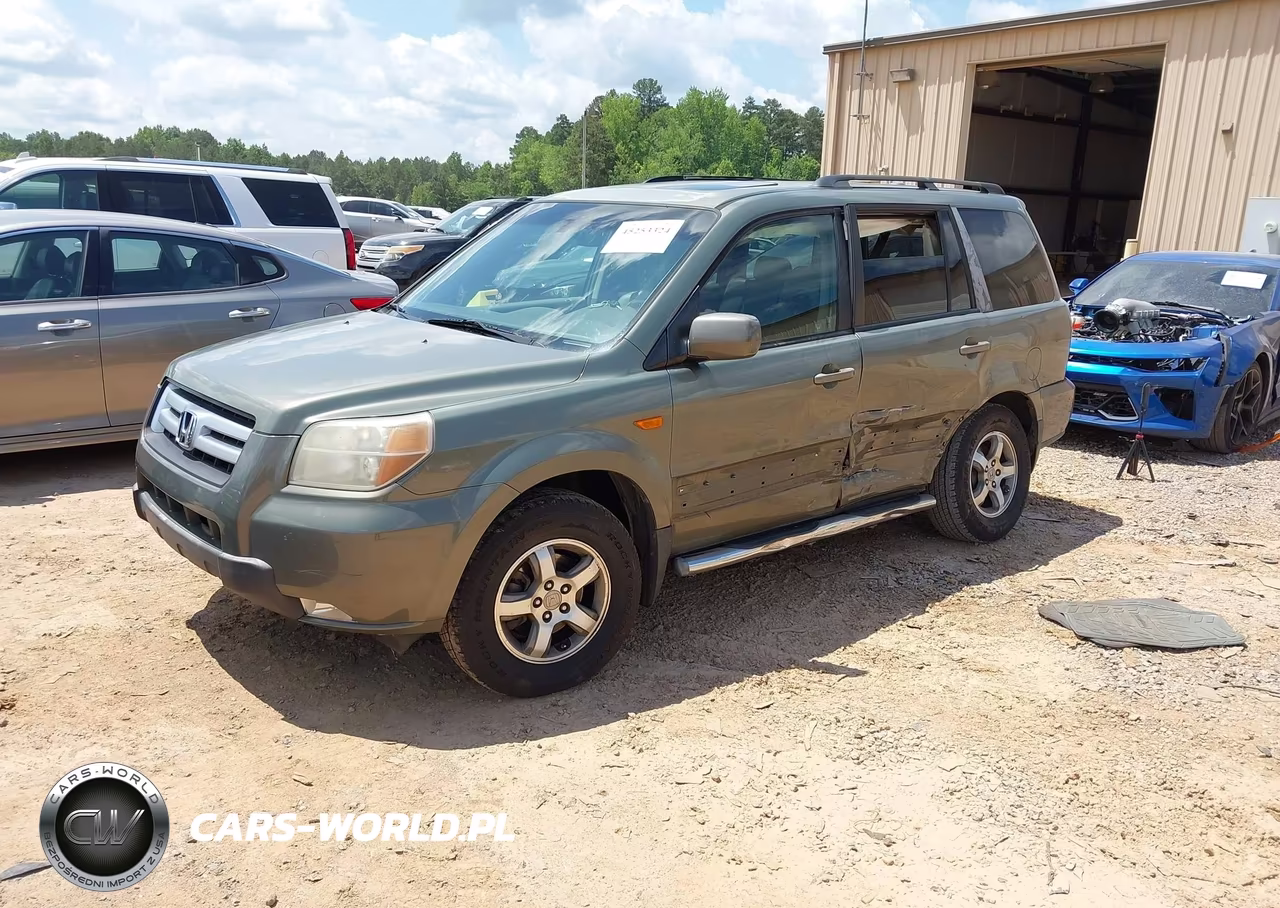2007 Honda Pilot Ex-L VIN:5FNYF18577B007773 - 2