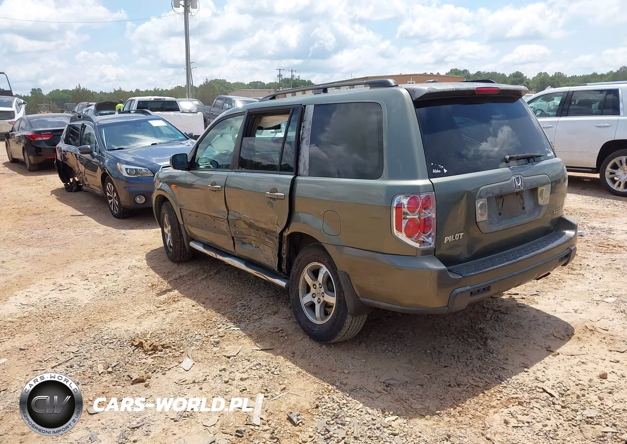 2007 Honda Pilot Ex-L VIN:5FNYF18577B007773 - 3