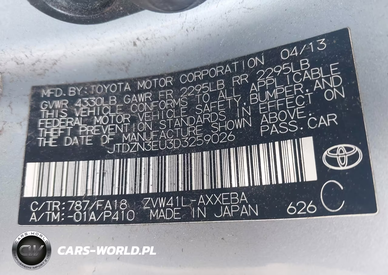 2013 Toyota Prius V Three VIN:JTDZN3EU3D3259026 - 9
