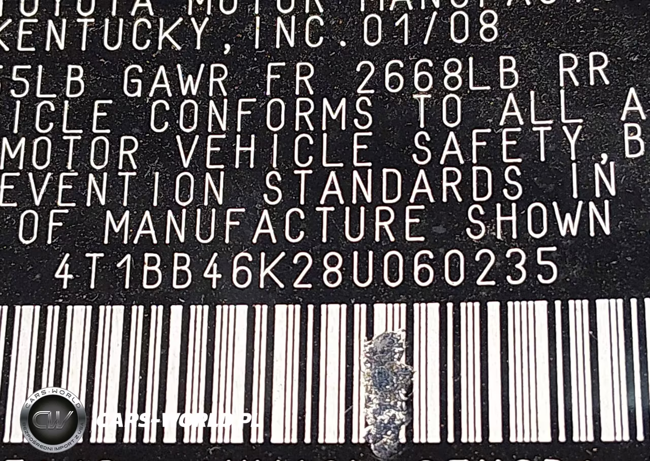2008 Toyota Camry Hybrid VIN:4T1BB46K28U060235 - 9
