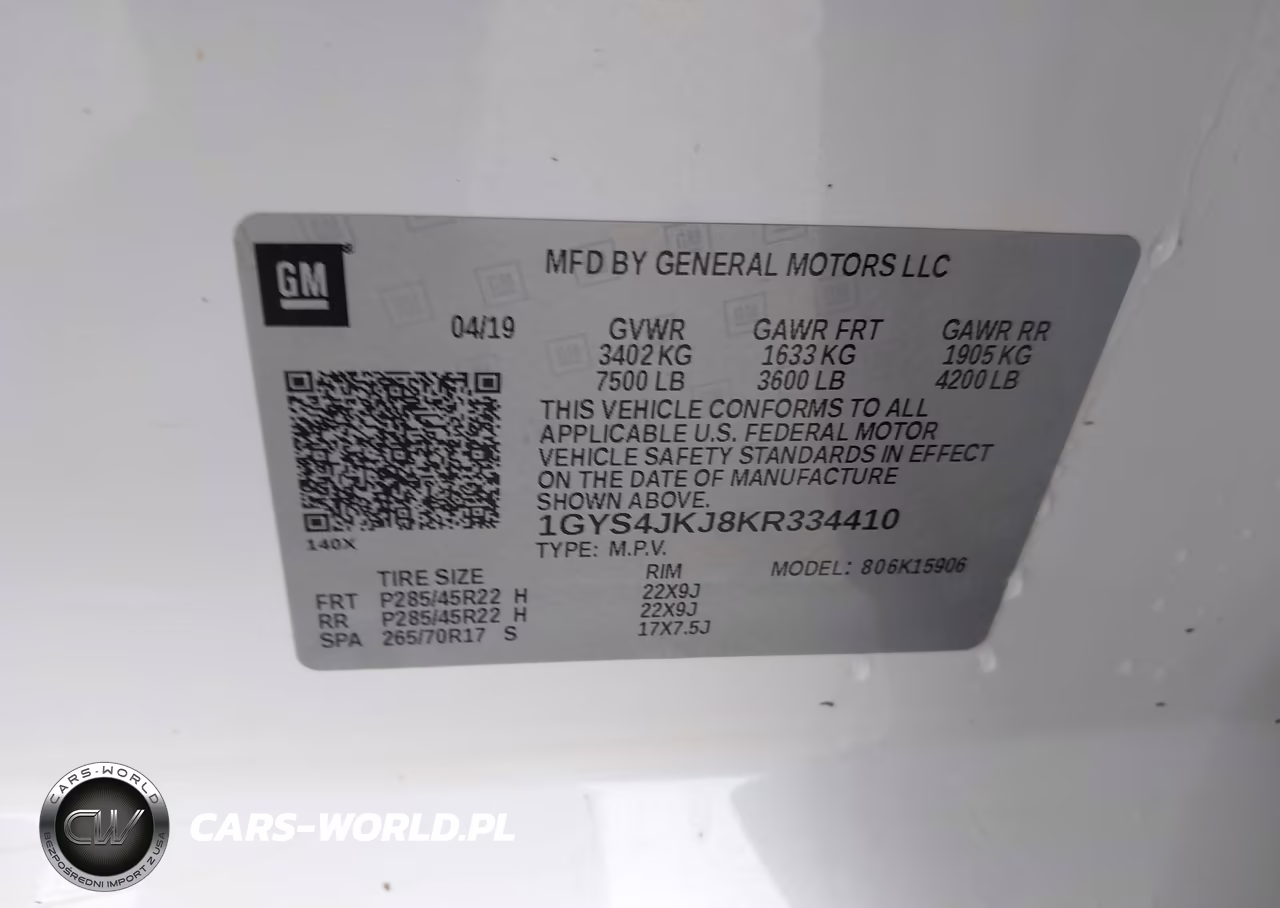 2019 Cadillac Escalade Esv Premium Luxury VIN:1GYS4JKJ8KR334410 - 9