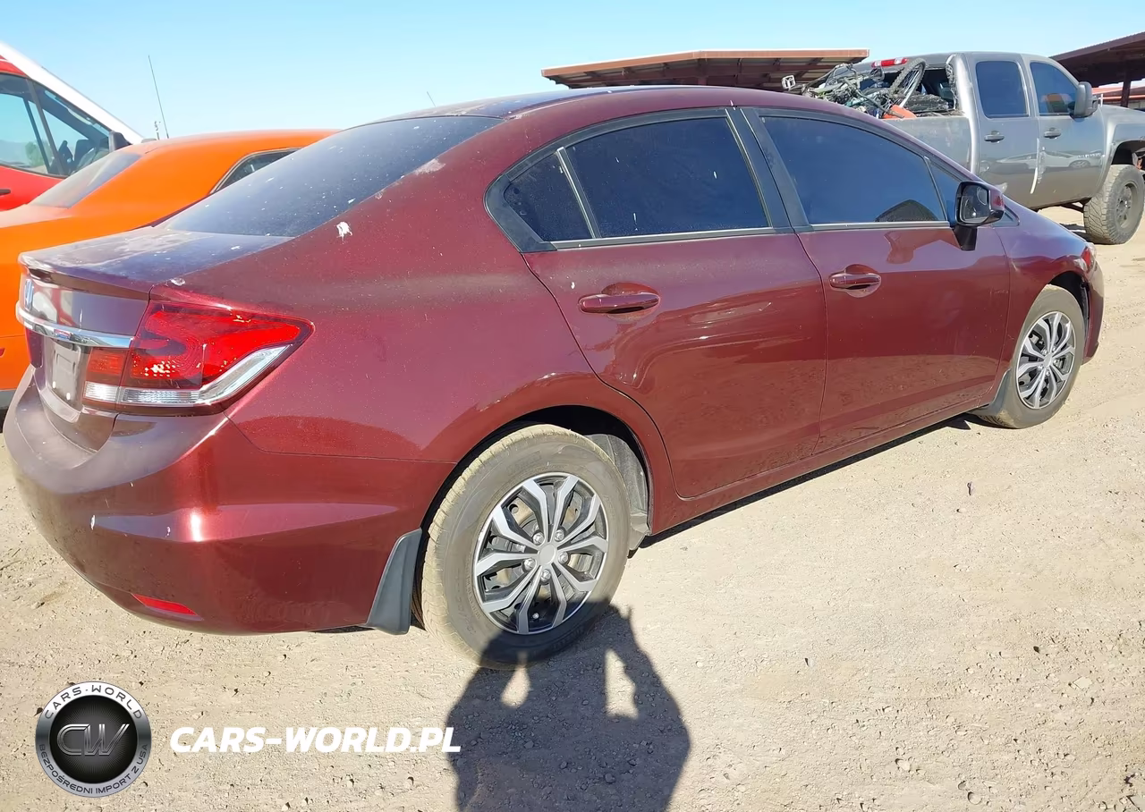 2013 Honda Civic Lx VIN:2HGFB2F57DH510805 - 4