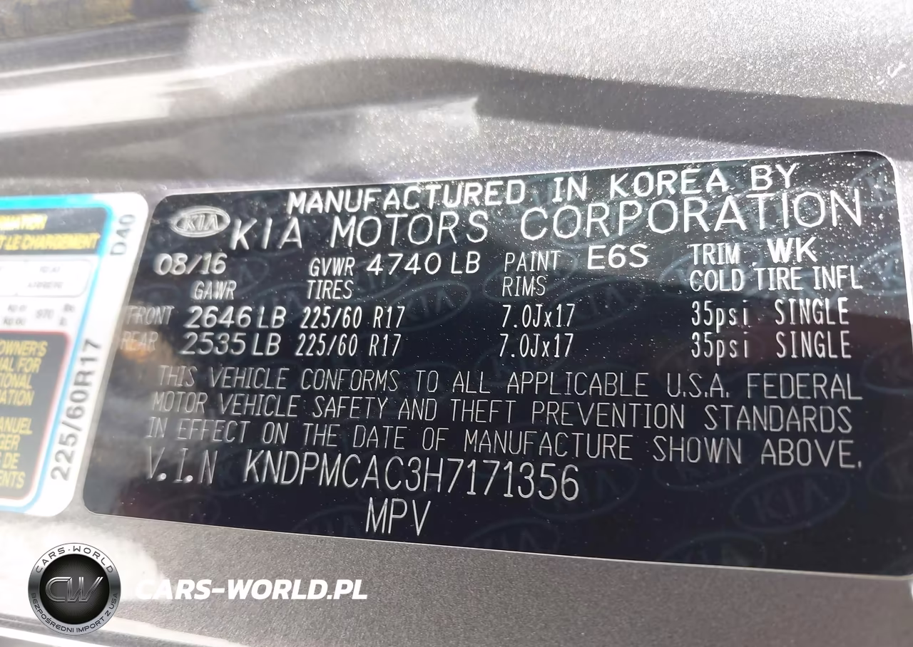 2017 Kia Sportage Lx VIN:KNDPMCAC3H7171356 - 9