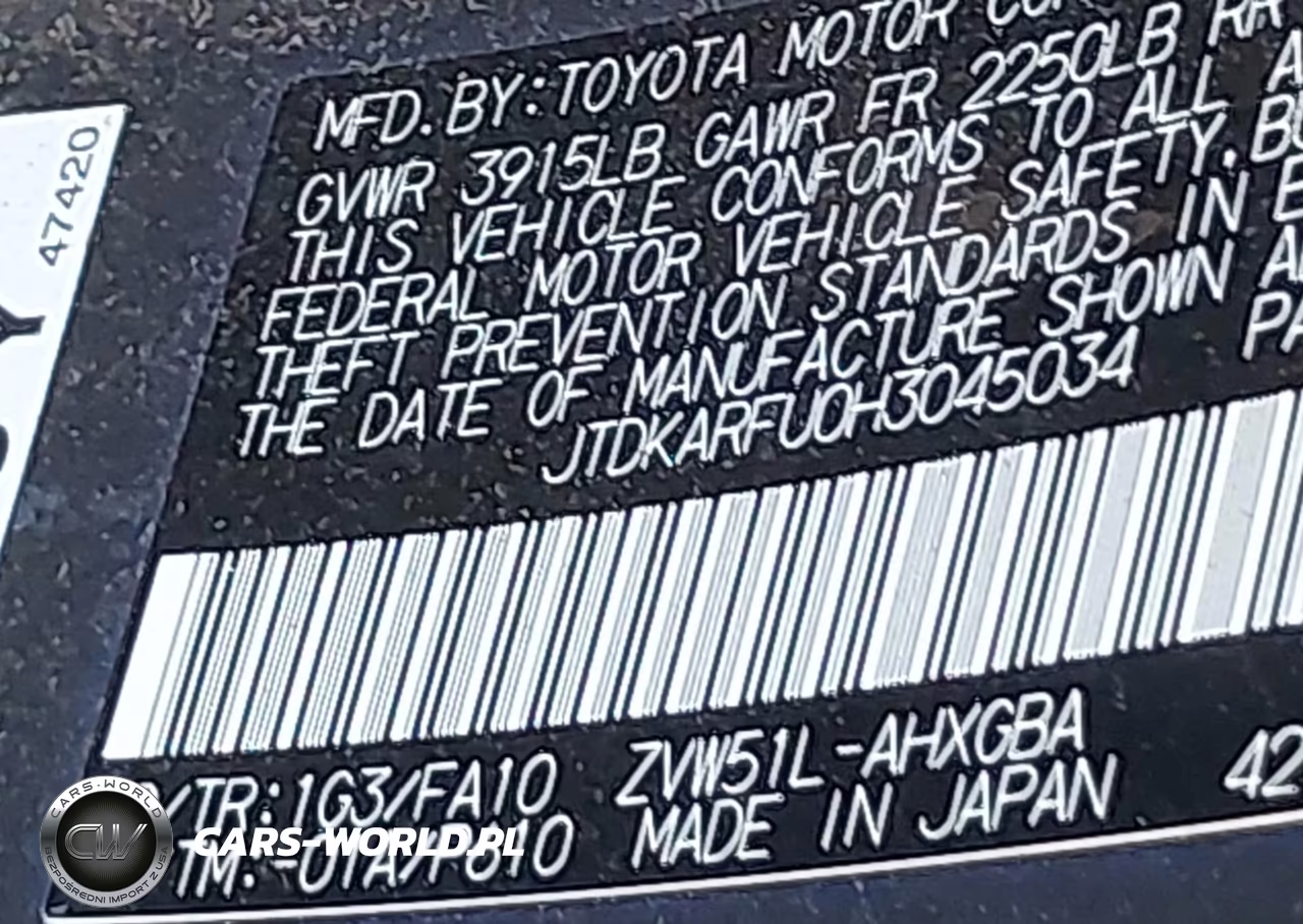 2017 Toyota Prius Three VIN:JTDKARFU0H3045034 - 9