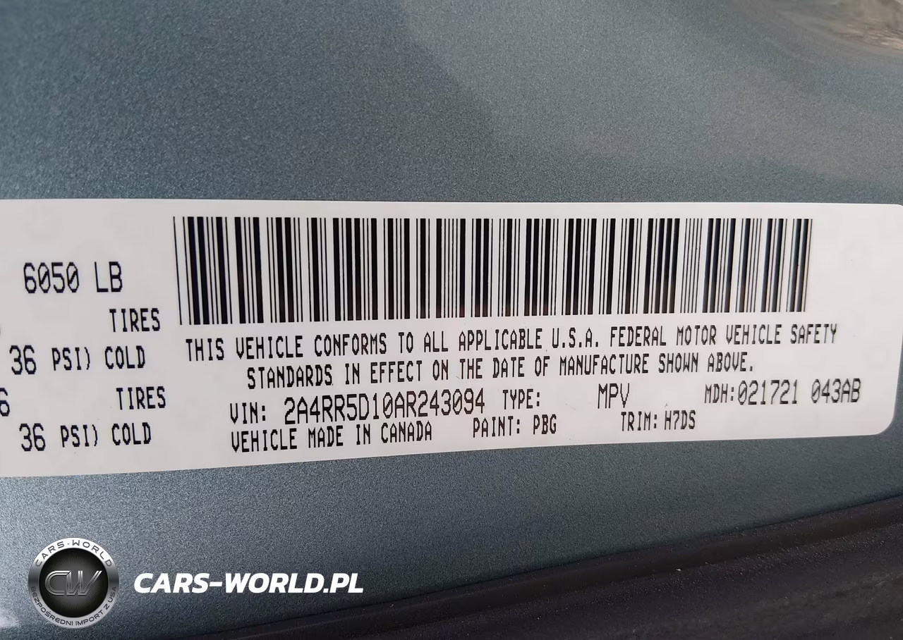 2010 Chrysler Town & Country Touring VIN:2A4RR5D10AR243094 - 9