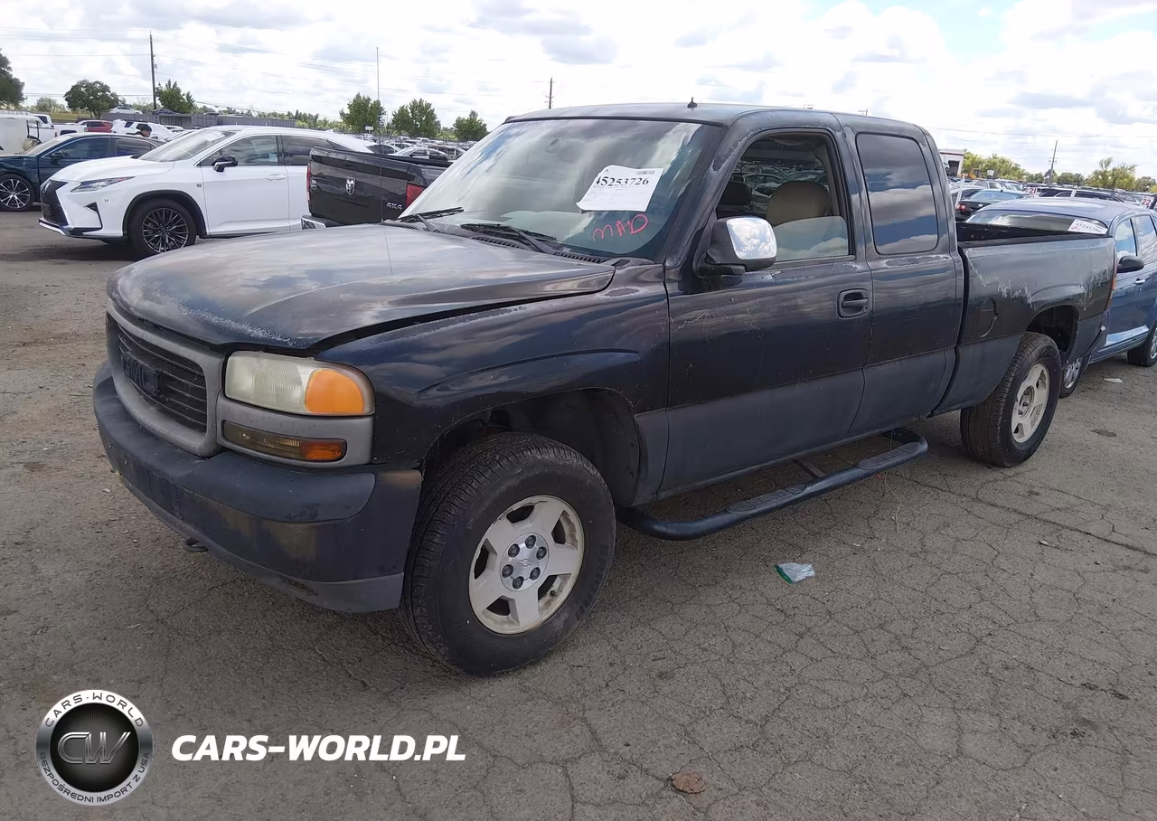 2001 GMC Sierra 1500 Sle VIN:2GTEK19T311304299 - 2