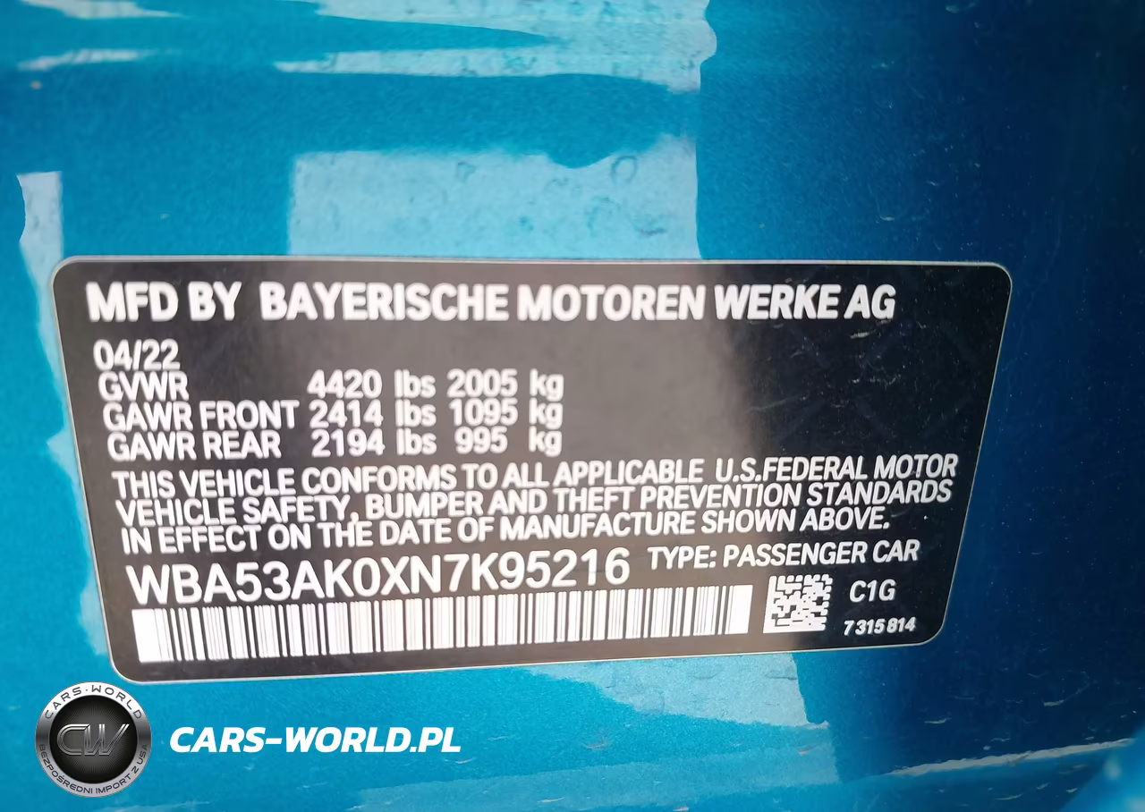 2022 BMW 228 Gran Coupe I Sdrive VIN:WBA53AK0XN7K95216 - 9
