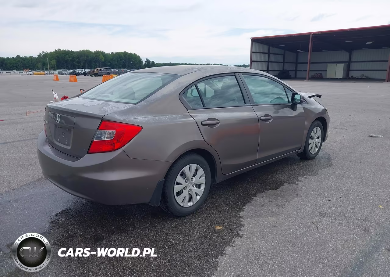 2012 Honda Civic Lx VIN:2HGFB2F59CH559387 - 4