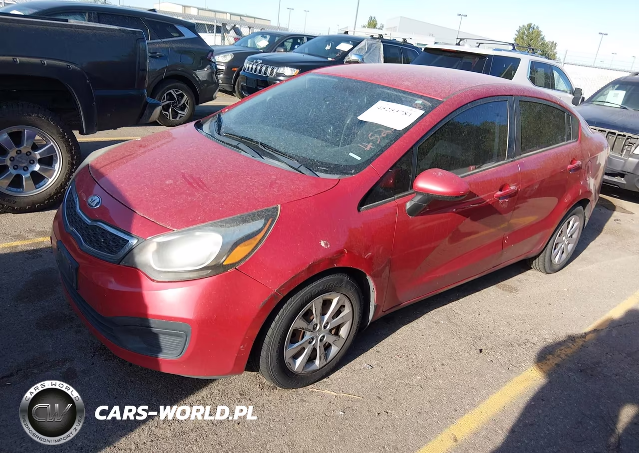 2013 Kia Rio Ex VIN:KNADN4A31D6232111 - 2