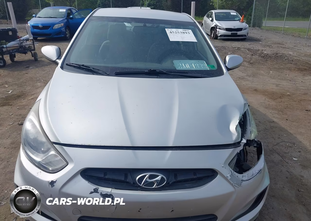 2013 Hyundai Accent Gls VIN:KMHCT4AE3DU341375 - 12