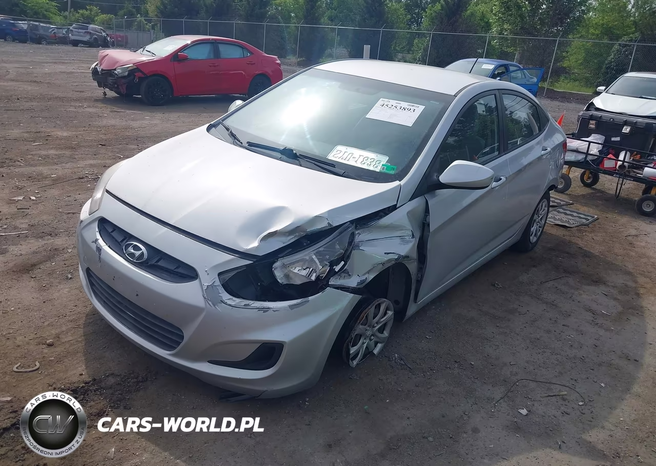2013 Hyundai Accent Gls VIN:KMHCT4AE3DU341375 - 2