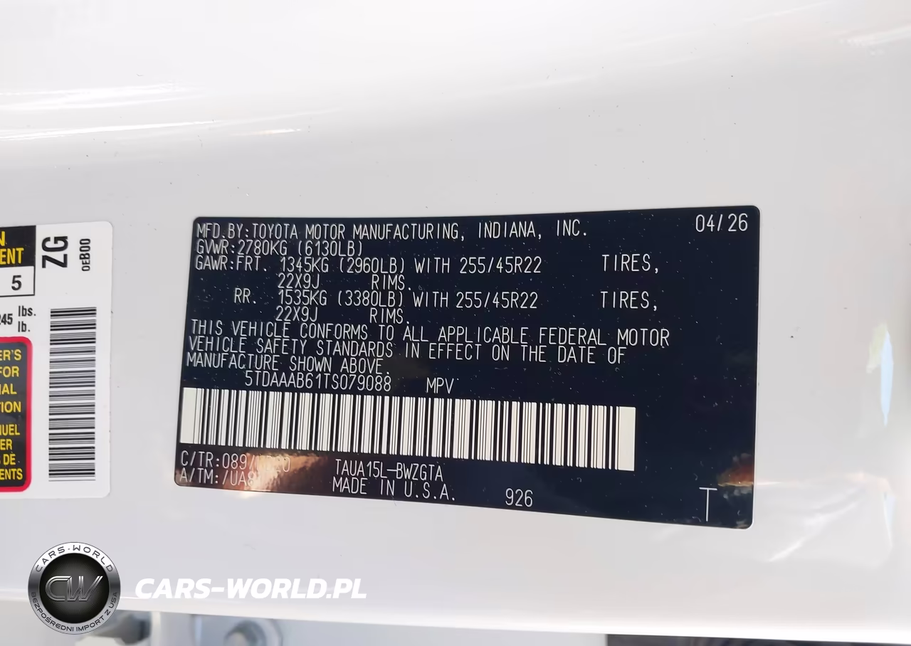 2026 Lexus Tx 350 Luxury VIN:5TDAAAB61TS079088 - 9