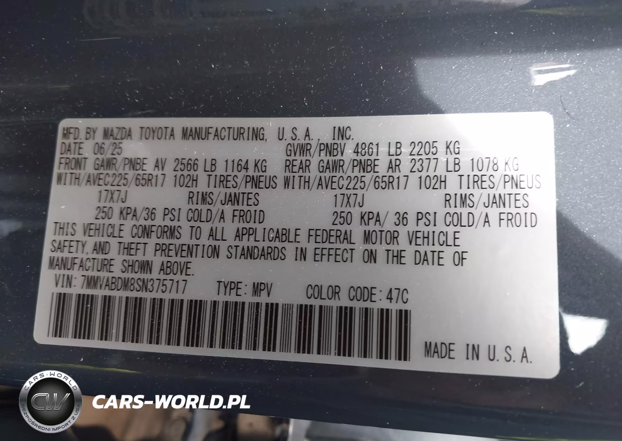 2025 Mazda Cx-50 2.5 S Premium Package VIN:7MMVABDM8SN375717 - 9