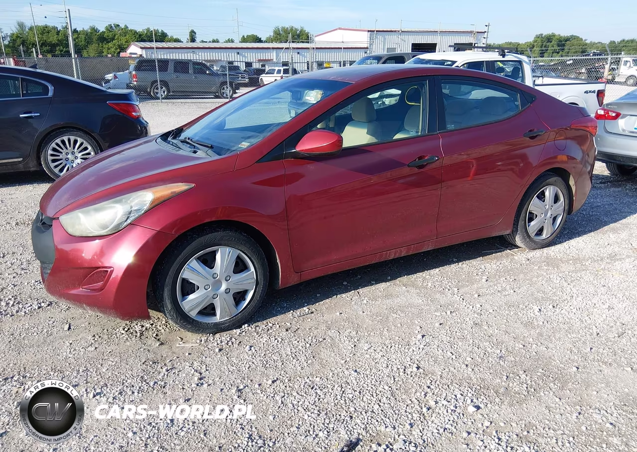 2013 Hyundai Elantra Gls VIN:5NPDH4AE0DH211218 - 2