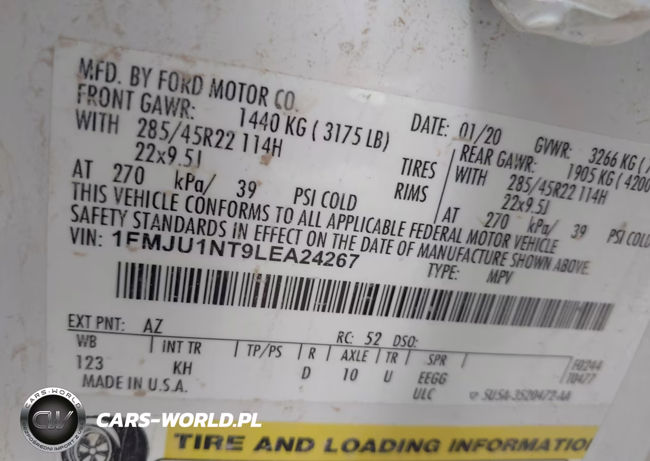 2020 Ford Expedition King Ranch VIN:1FMJU1NT9LEA24267 - 9