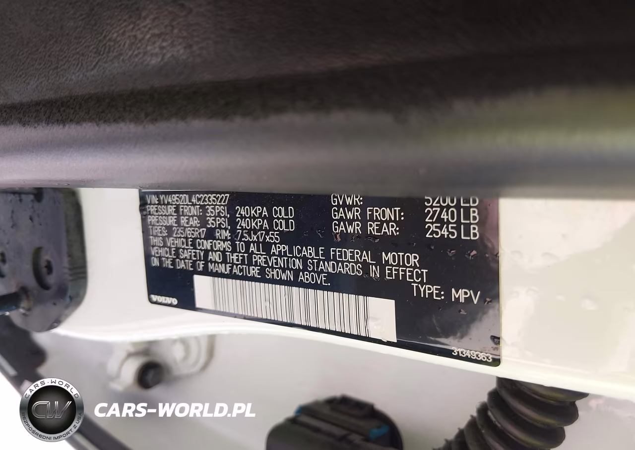 2012 Volvo Xc60 3.2-3.2 Platinum-3.2 Premier-3.2L Premier Plus VIN:YV4952DL4C2335227 - 9