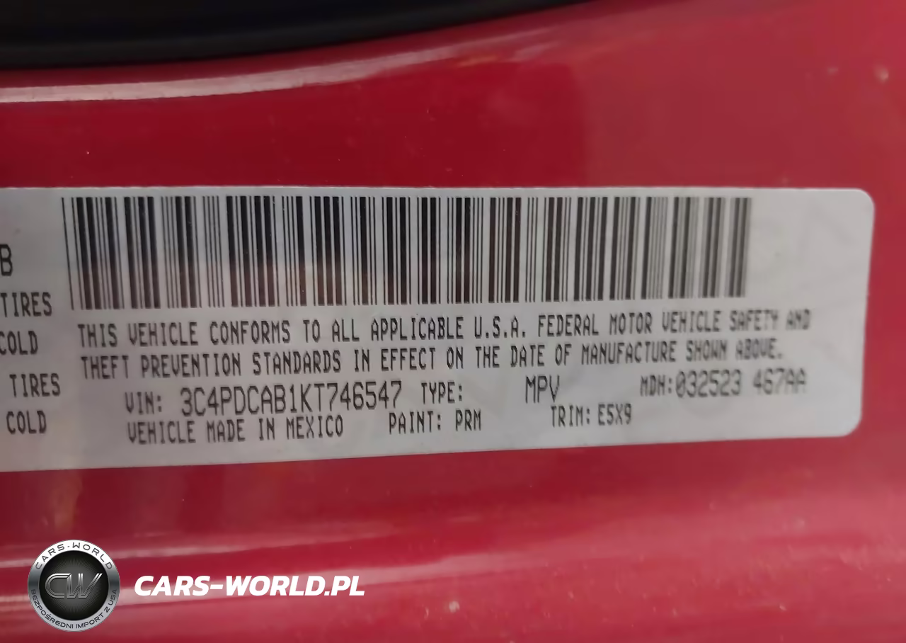 2019 Dodge Journey Se Value Package VIN:3C4PDCAB1KT746547 - 9