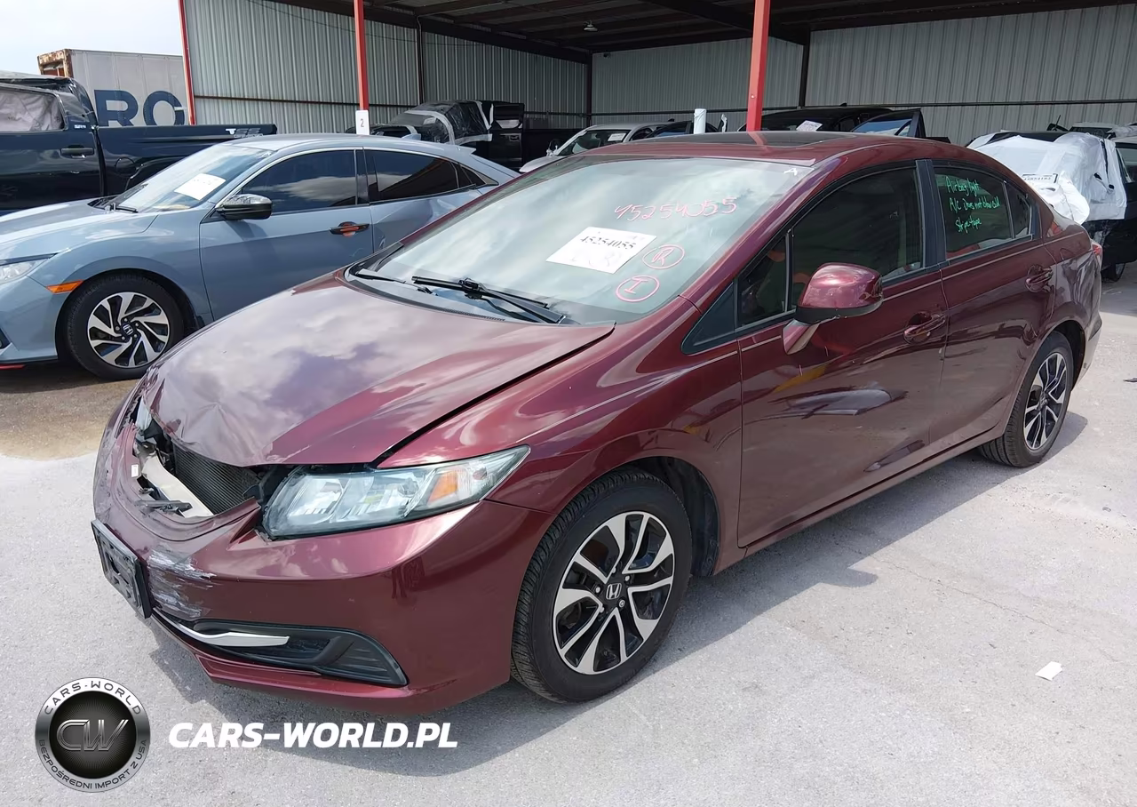 2013 Honda Civic Ex VIN:2HGFB2F86DH539335 - 2